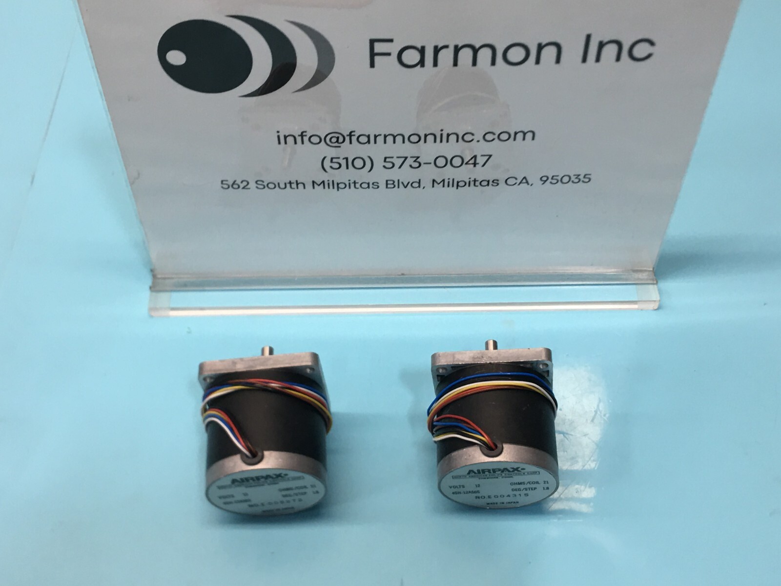2 Airpax North American Controls 4SH-12A56S – 12 Volts Stepping Motor, 172033