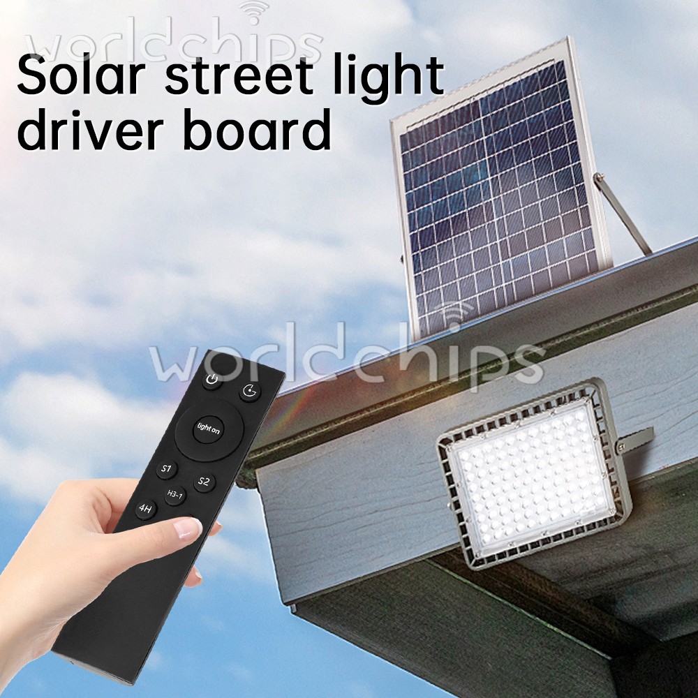 3.2V 3.7V Radar Human Body Sensor Solar Light Circuit Board Driver with Memory