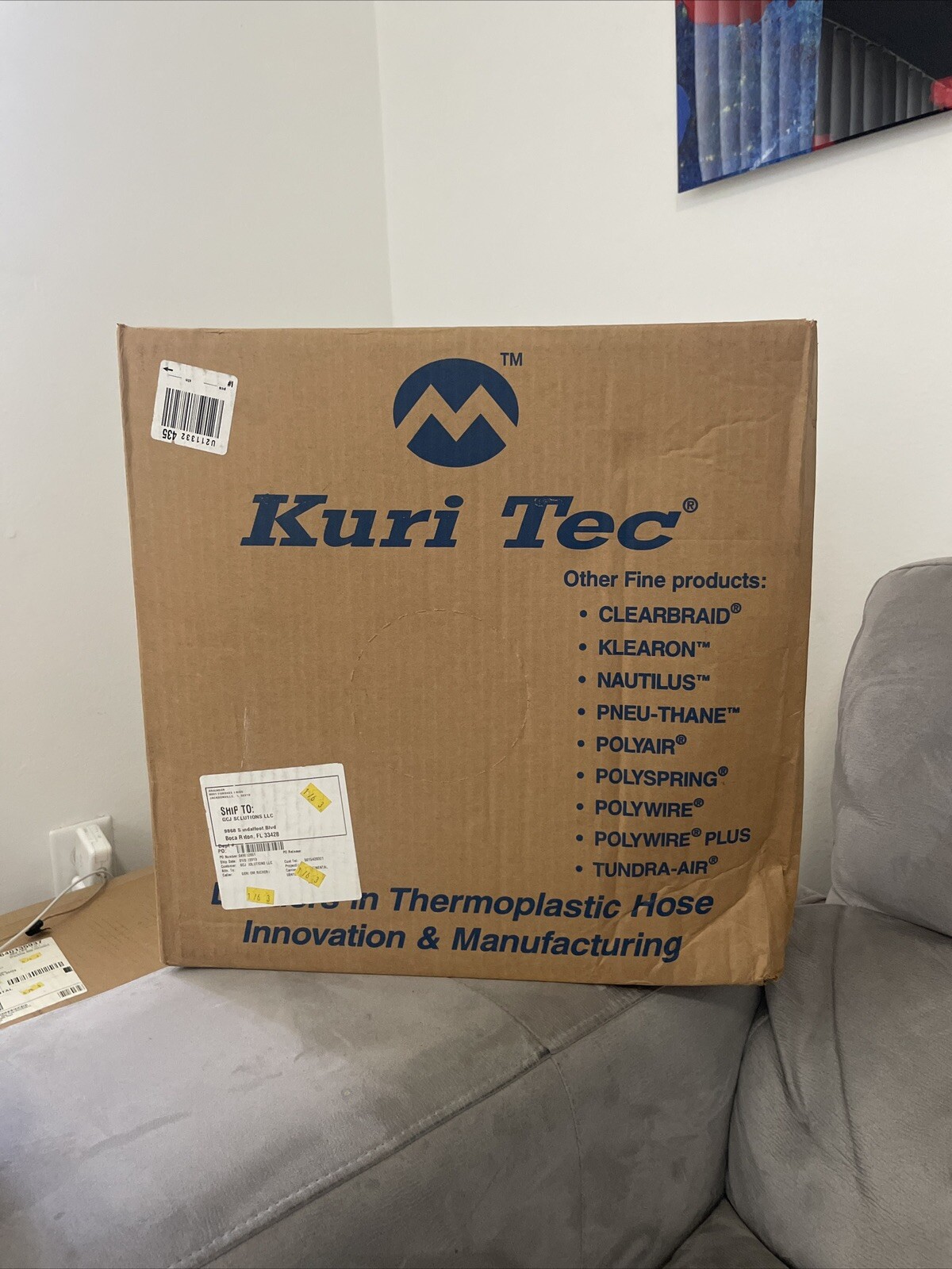 Kuriyama K010-0810 Clear PVC Tubing 70F ” 1/2″ x 5/8″ *Missing Length* NEW