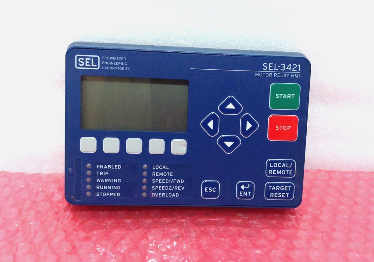 SEL-3421 Motor Relay HMI Schweitzer Engineering Laboratories SEL 3421