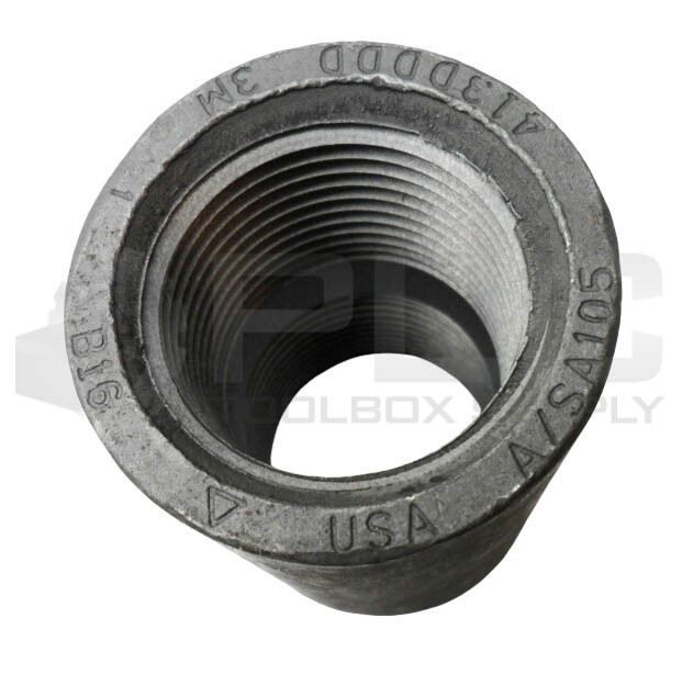 LOT OF 2 NEW 3M B16A/SA105 413DDDD DOUBLE END THREAD COUPLING 1-3/16″ ID
