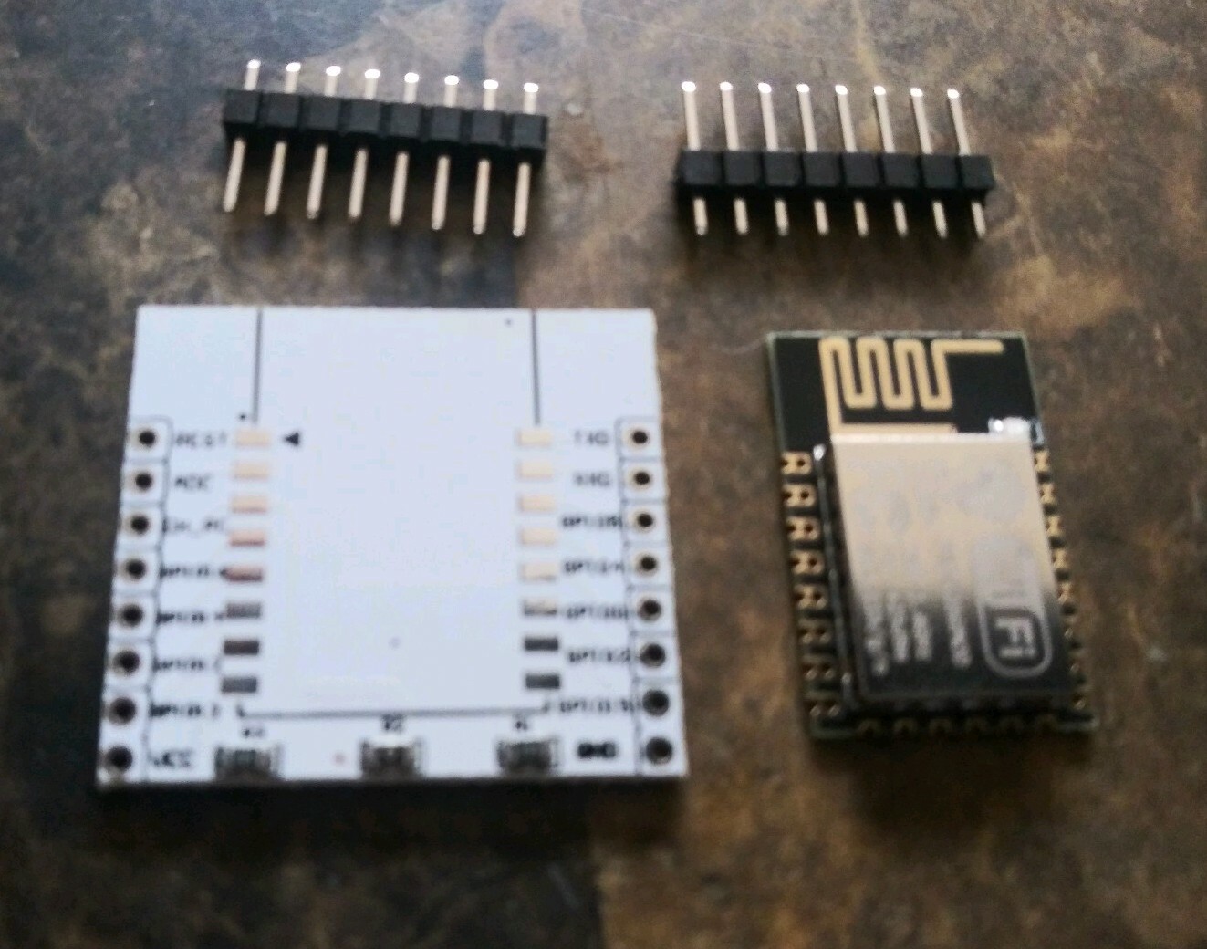 ESP8266 ESP-12E Wireless Remote Serial WiFi Module + Adapter Plate USA Seller