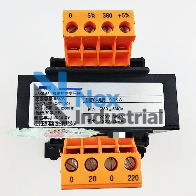 1PC New For Transformer JBK5-63 Rated Output Voltage 220V(38 VA) 20V(25VA)