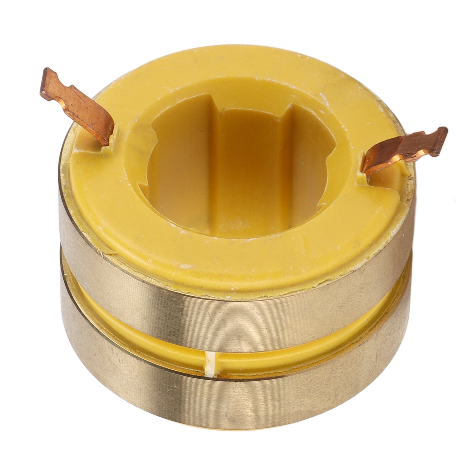 Slip Ring Brass Conductive Collector 2 Way 22mm ID 38mm OD For 168F Generators