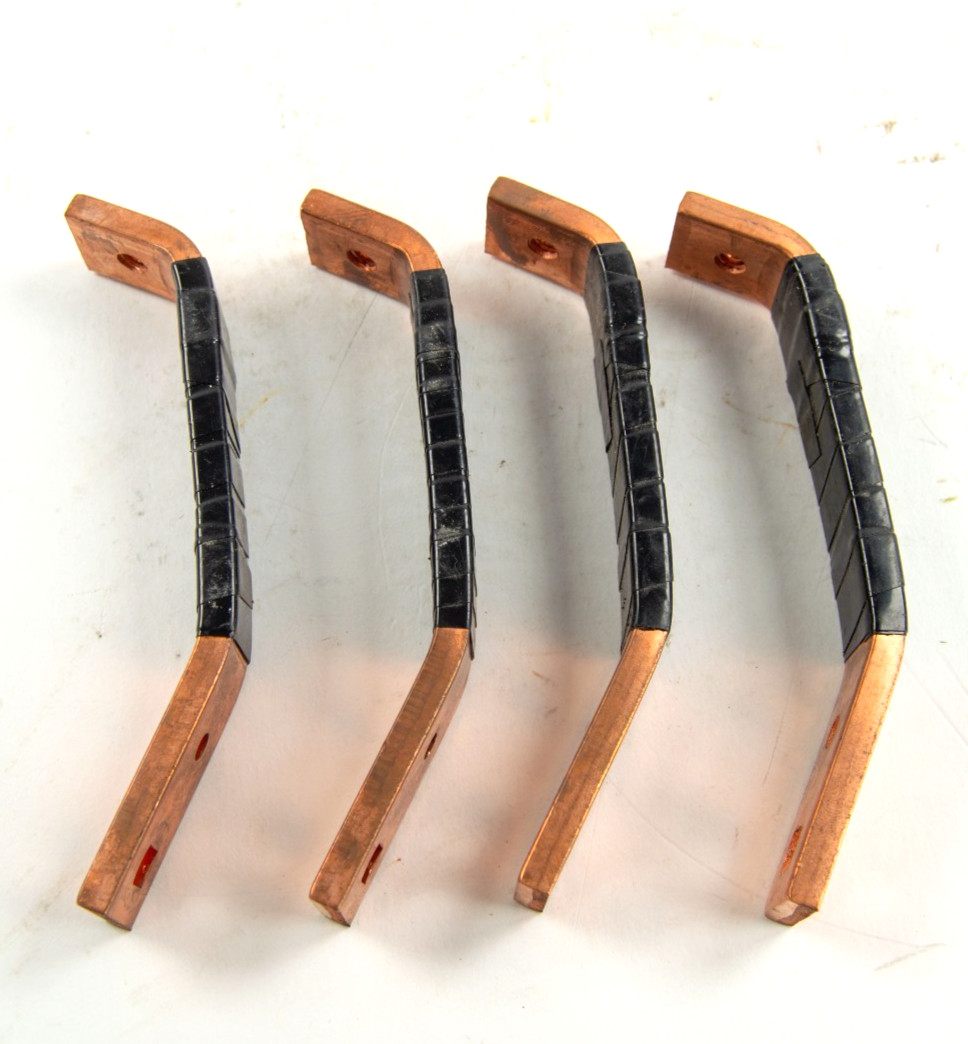 Square D Lot Of 4 Copper Interior Panel Bus Bar Fingers