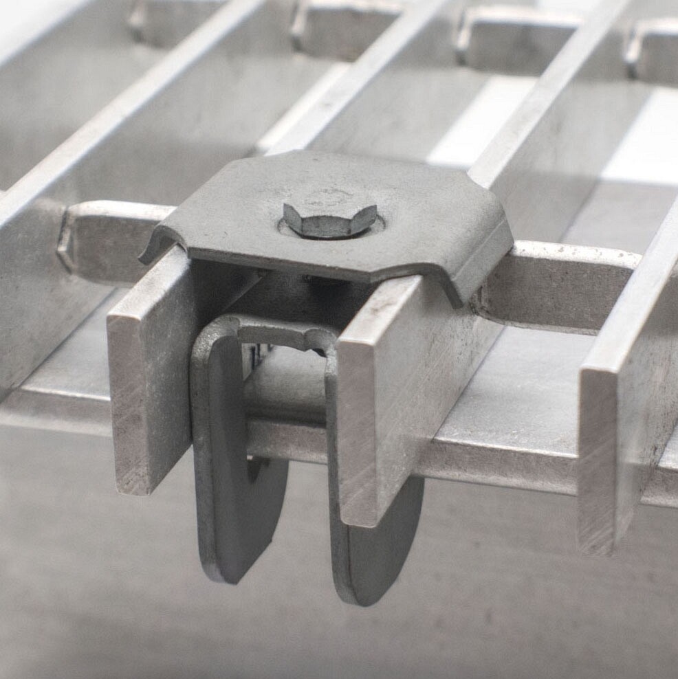 STS Industrial GG1B, 1-1/4″ H Grating, Hot Dip Galvanized Steel, G-Clip, 1 pc