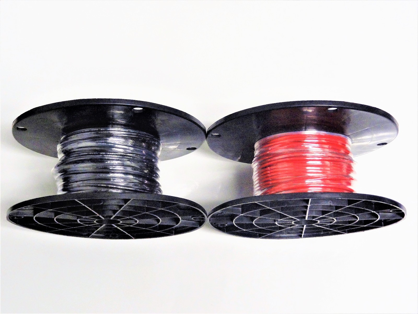 16 GAUGE TFFN TEWN WIRE BLACK + RED 200 FT EA 600V COPPER STRANDED GROUND WIRE