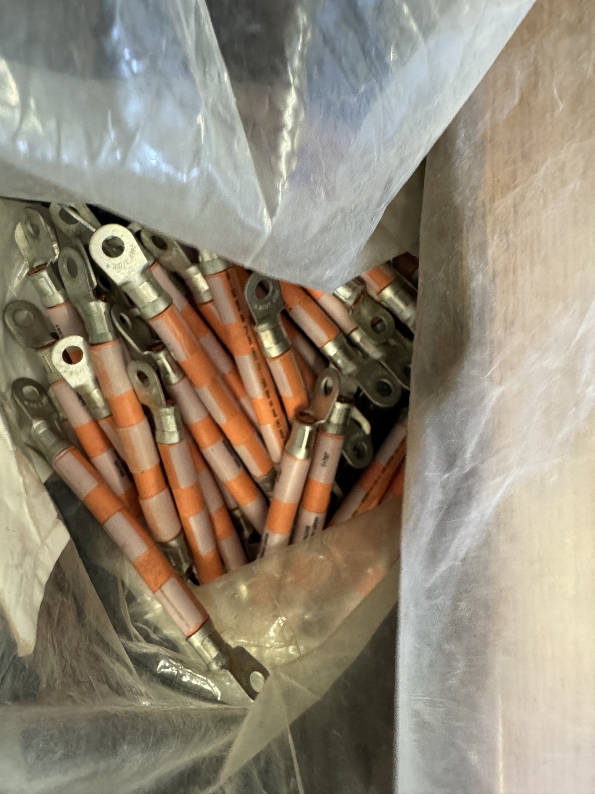 50pcs 1/0 Gauge AWG welding Carol super Vuteon 8″ length P-123-141-MSHA bin3
