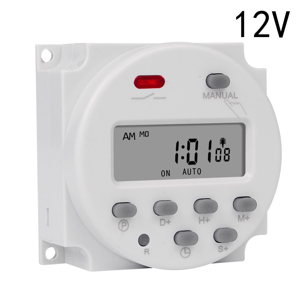 CN101S 1 Second Interval 5V 12V 24V 110V 220V 7 Days Programmable Timer Switch