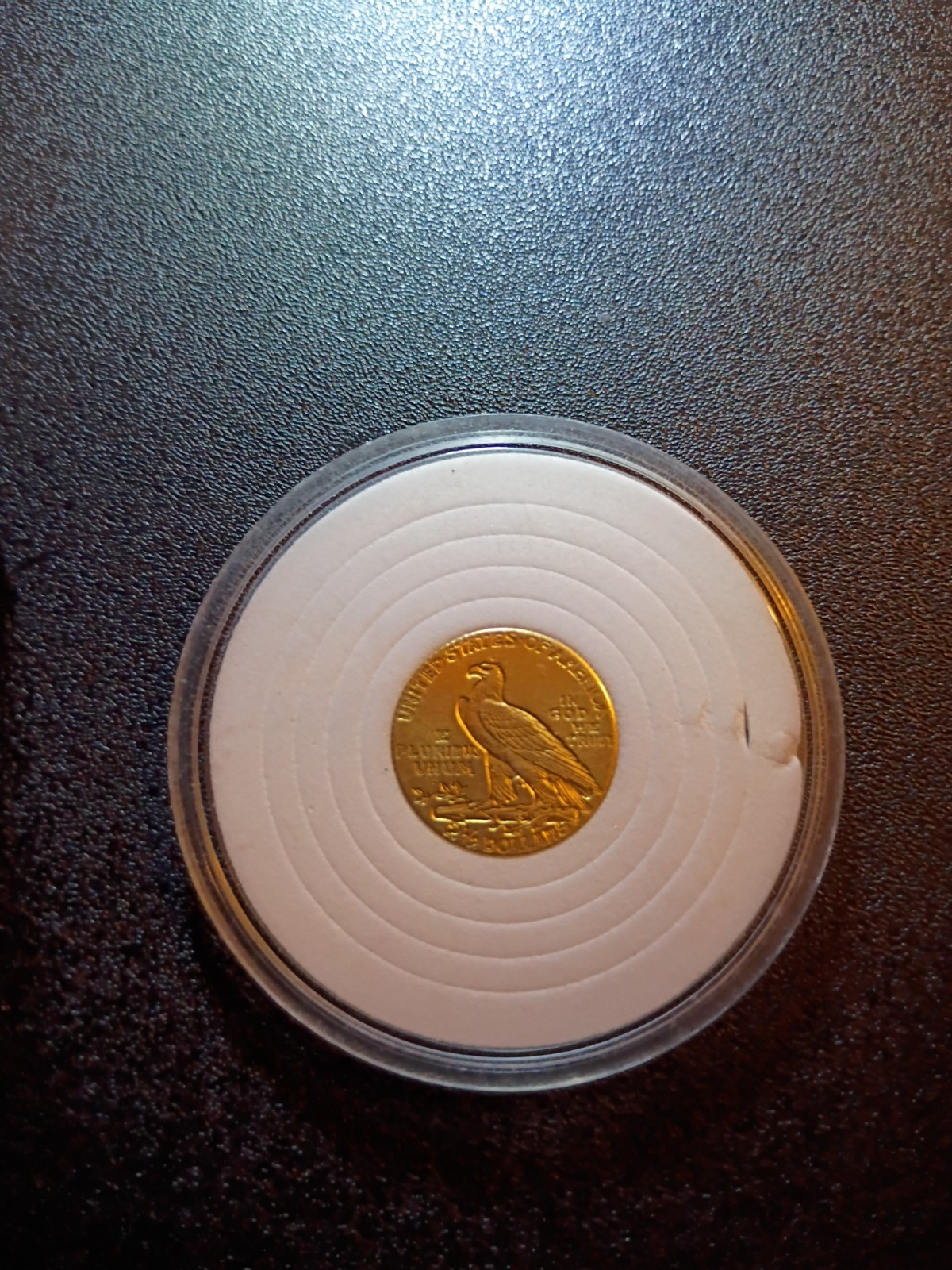 1909 indian head 2.50 gold coin