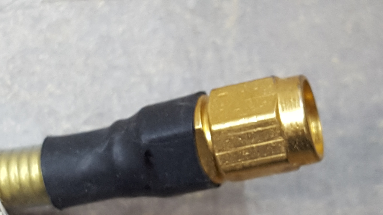 10” (inches) long Semi-Rigid CABLE 10046647-1 W/ RF Microwave Male SMA Connector