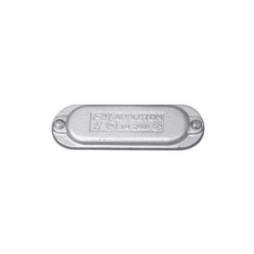 Appleton 380F, 1″, Cast Iron, Form 8, Rigid Conduit Outlet Body Cover, 1pc