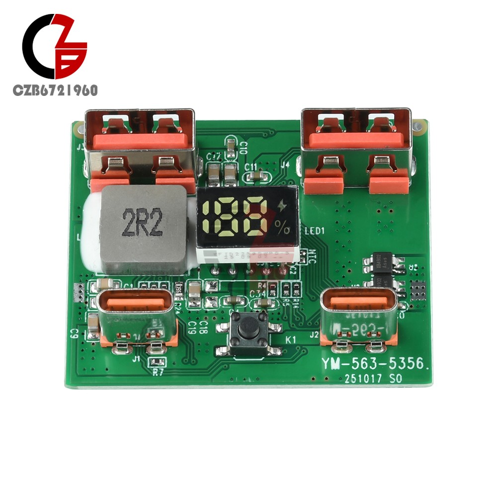 22.5W Fast Charging Module Motherboard Mobile Power Bank Circuit Board DIY Kit