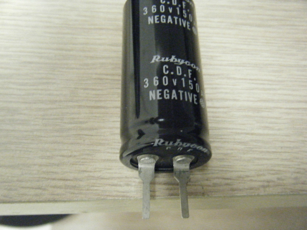 RUBYCON ELECTROLYTIC CAPACITOR CDF 360V 150UF NEGATIV