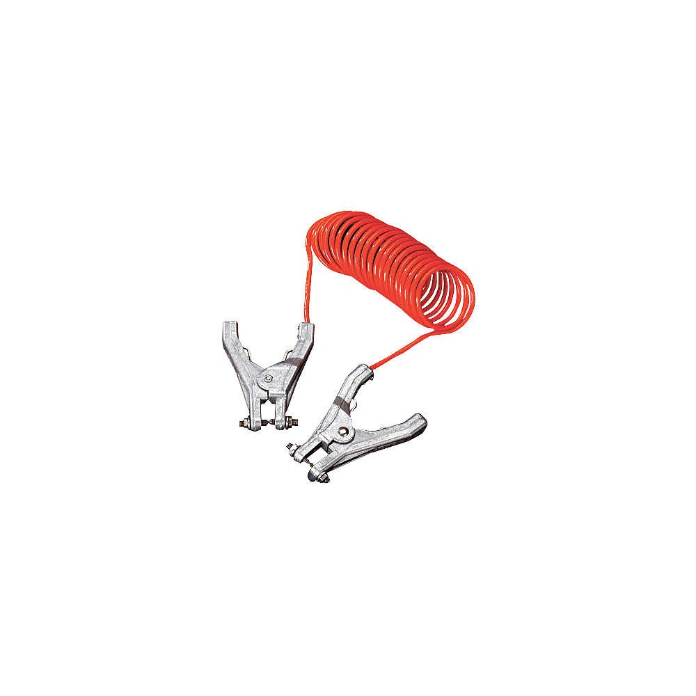 GRAINGER APPROVED RAC-10-2 Coiled Ground Wire,(2) Hand Clps,10ft 8TKU2