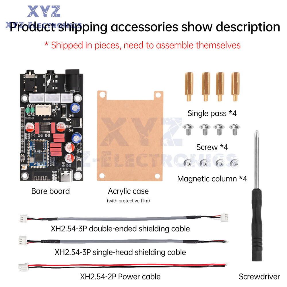 DC8-24V Bluetooth 5.1 DAC Decoder Board Receiver Board APTX HD QCC5125 LDAC