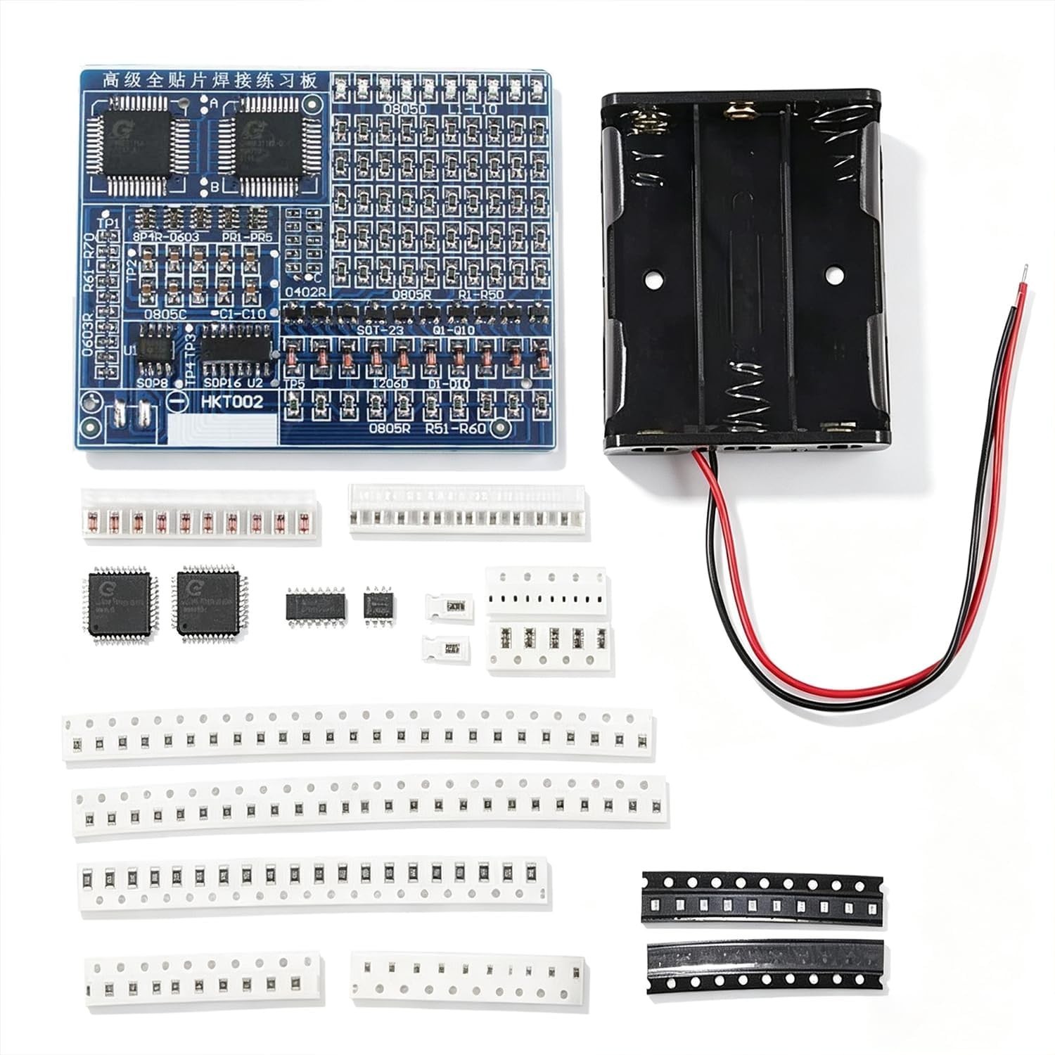 SMD/SMT Practice Board for DIY Soldering – Learn Electronics Skills Effectively