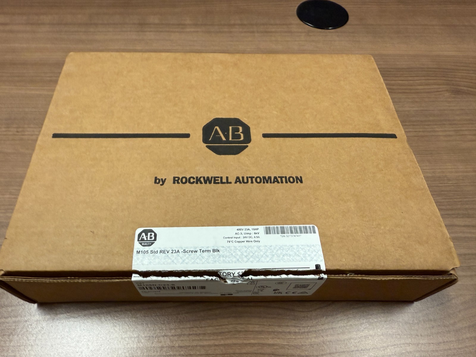 M100 Starter, Reversing, 24VDC, 4.6 – 23 Amps, (Allen Bradley: M105N-C23-S)