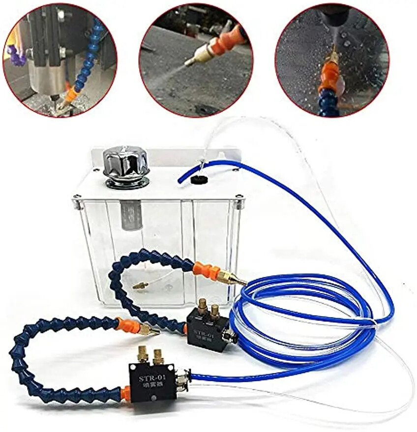 YS-BPV-3000 Coolant Cooling Spray Pump CNC Lathe Mist Sprayer System 1000g