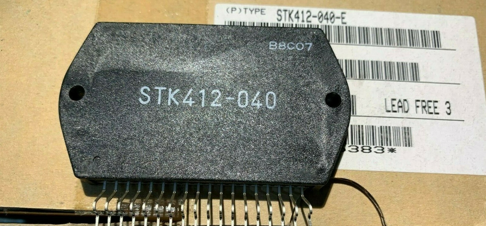 2Pieces | STK412-040 Power Amp ICs 120W+120 + Heat Sink Compound Original SANYO