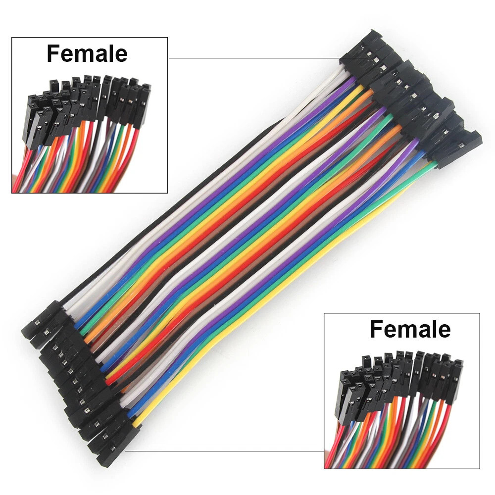120Pcs Multicolored Dupont Wire 40Pin M/F, 40Pin M/M, 40Pin F/F Breadboard Jumpe