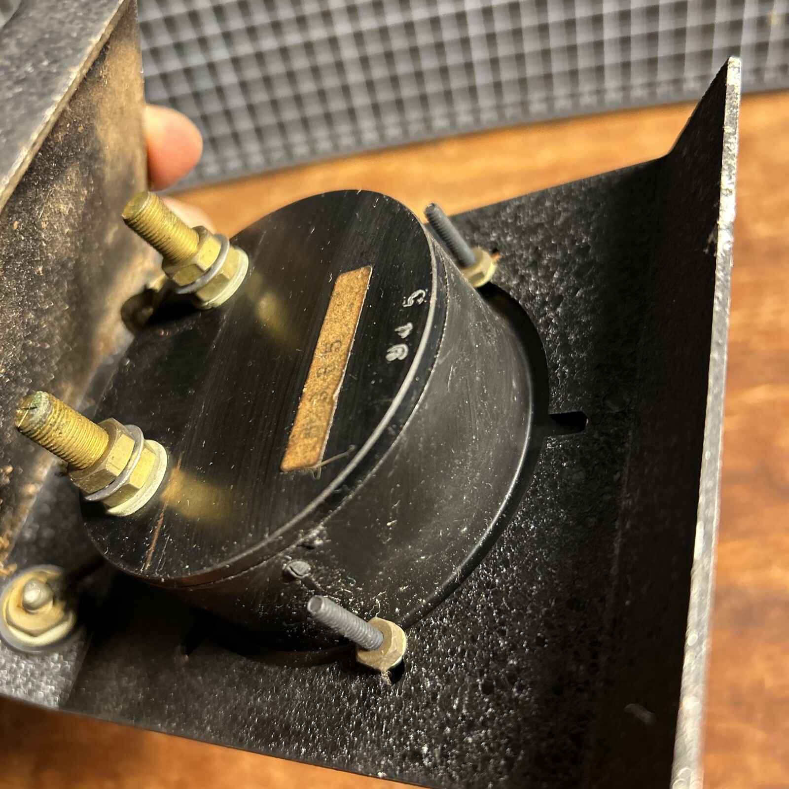 Vintage Weston Model 375 DC Galvanometer Untested Electrical Gauge