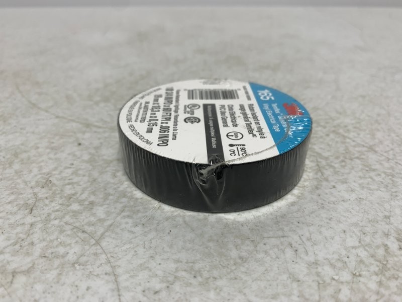 3M 165BK4A Vinyl Electrical Tape 3/4″ x 60′ Black 600V