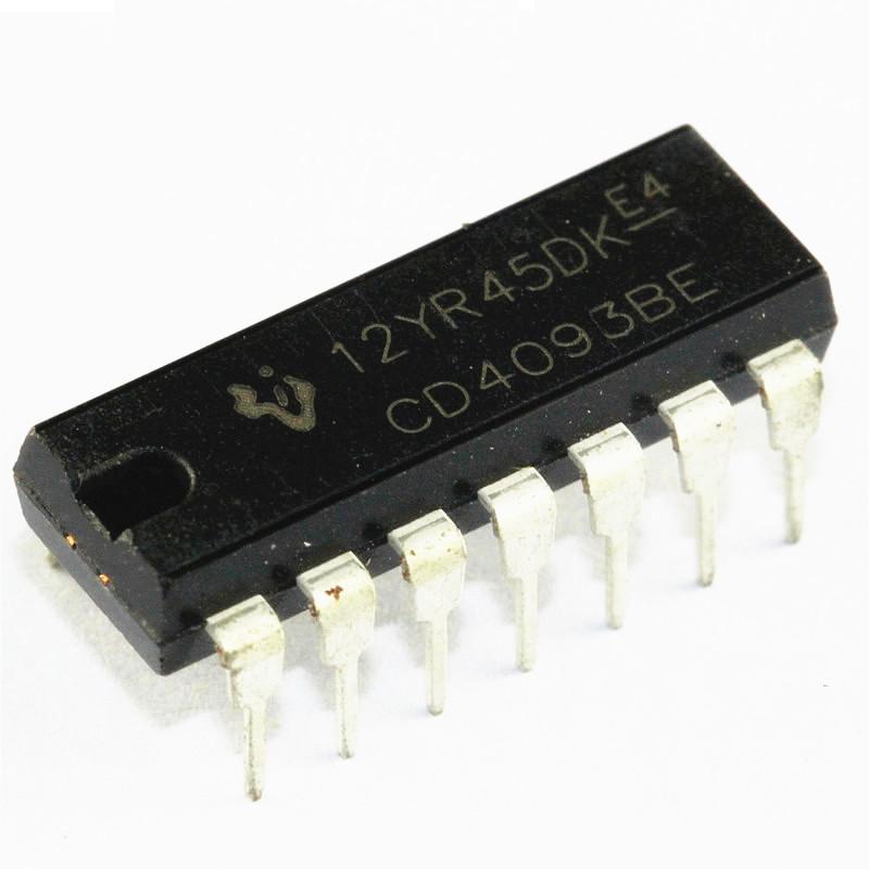 50PCS CD4093BE CD4093 4093 DIP-14 TI CHIP IC NEW