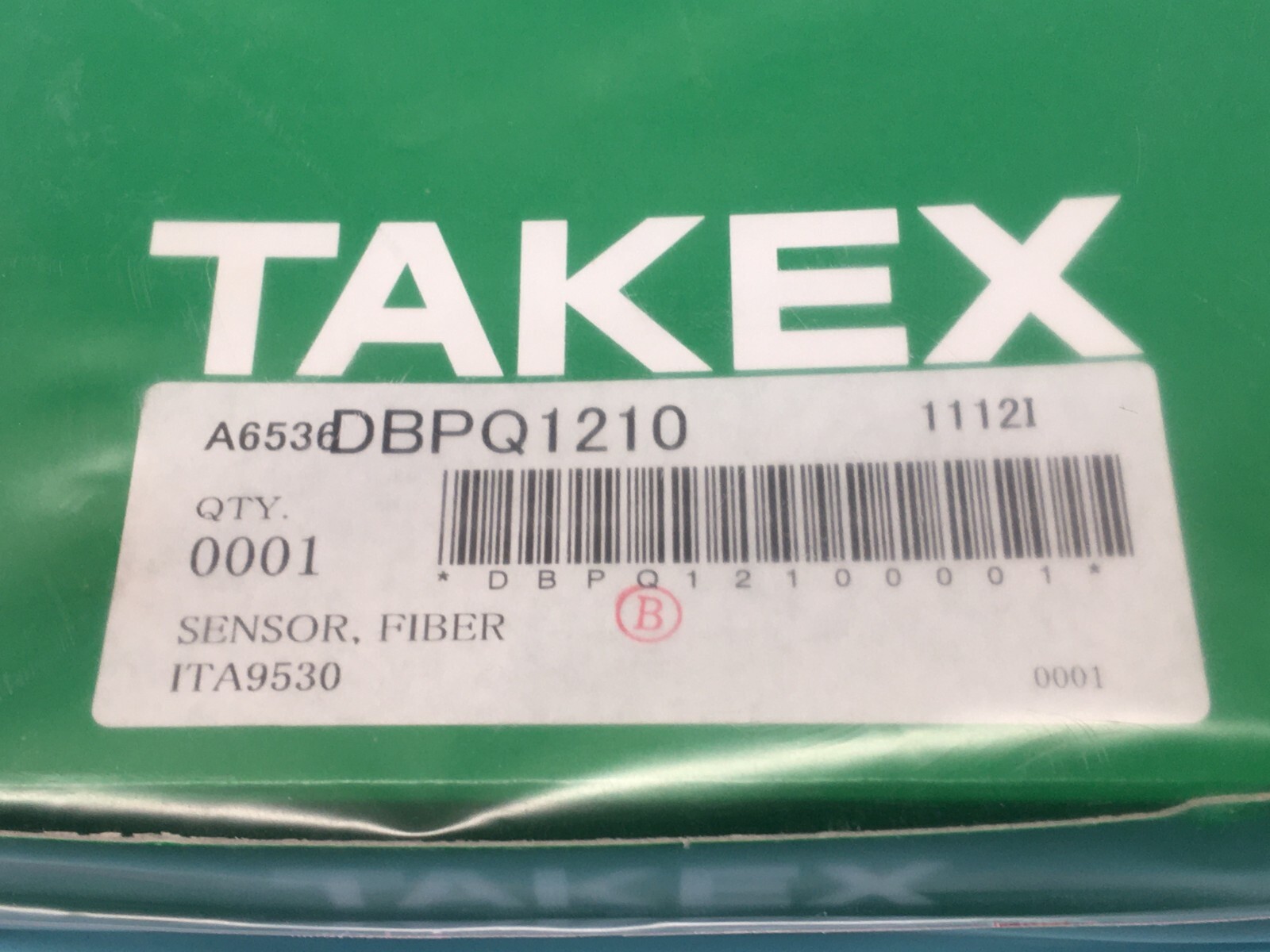 Takex FTSV73BC-8 Fiber Sensor, A6536DBPQ1210, 152505