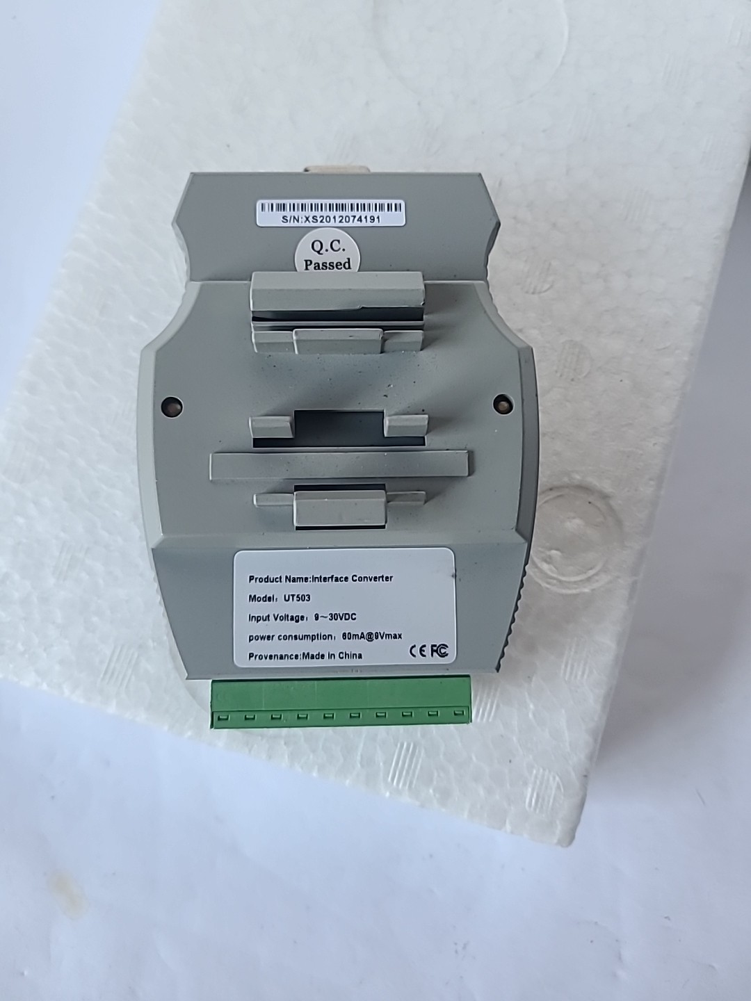 RS-232 to RS-485 Converter DB9 UT-503 Adapter Connector Optical Isolation