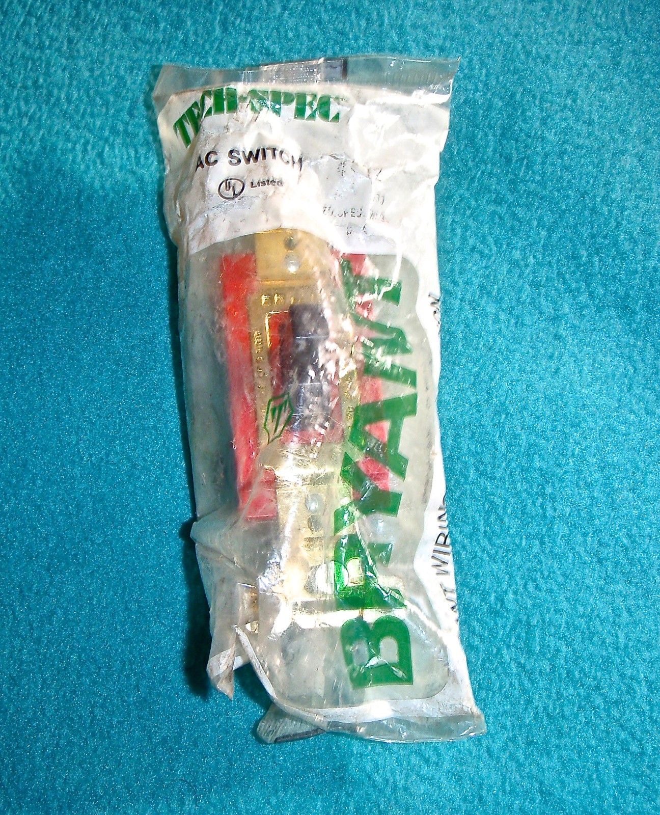 TECH-SPEC BRYANT 4902 AC BROWN SWITCH DOUBLE POLE 20A 120-277 VAC~ NEW & SEALED