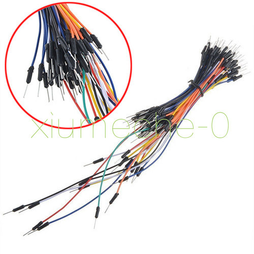 5pcs 65Pcs Male to Male Solderless Flexible Breadboard Jumper Cable Wires