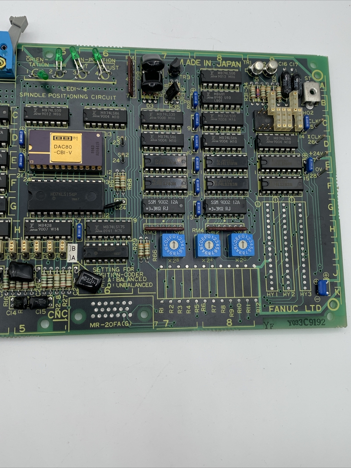 Fanuc PC Board Orientation/Circuit Board A20B-0008-0240/0213E See Pics