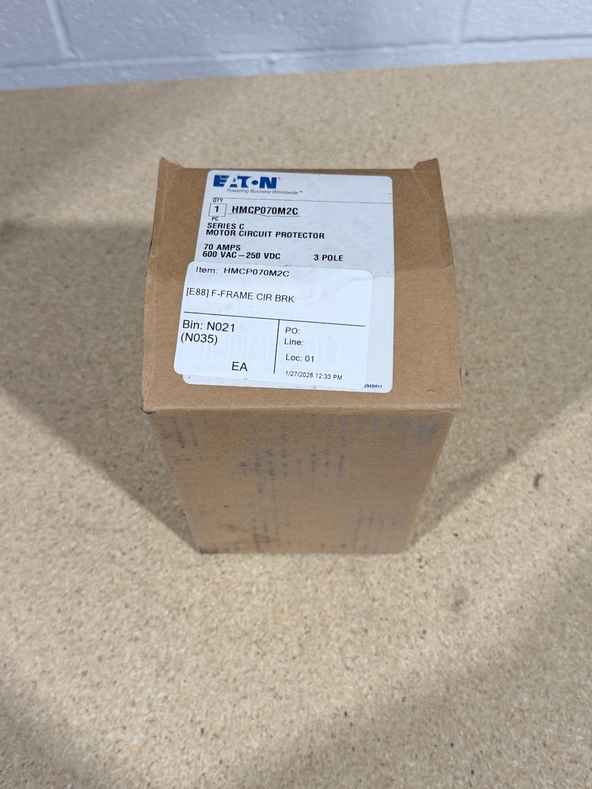 Eaton – HMCP070M2C – A 70A Motor Circuit Protector
