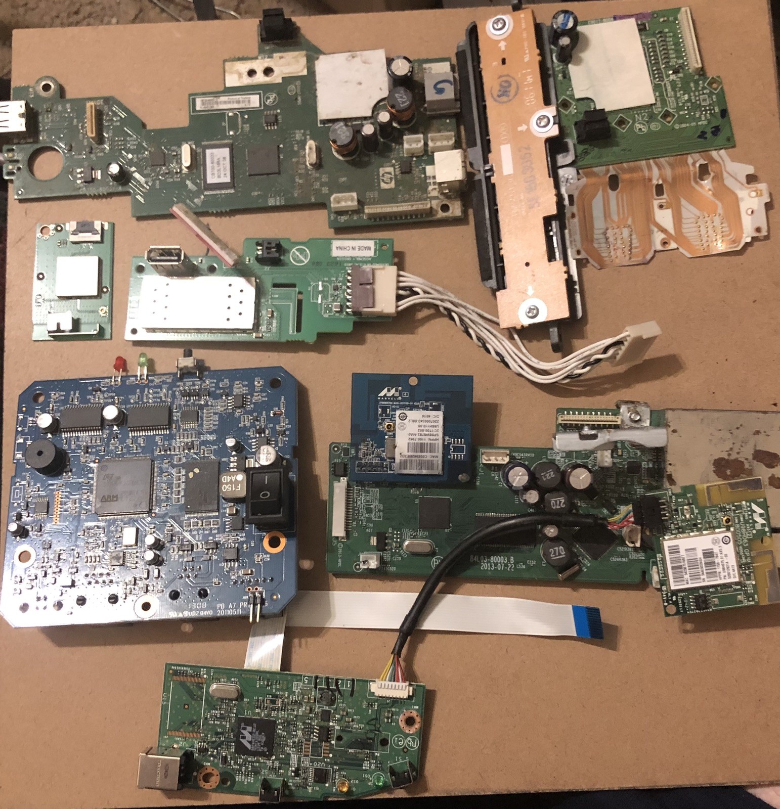 Printer Electronic Board Lot Random Boards Used Working Conditon Various Brands