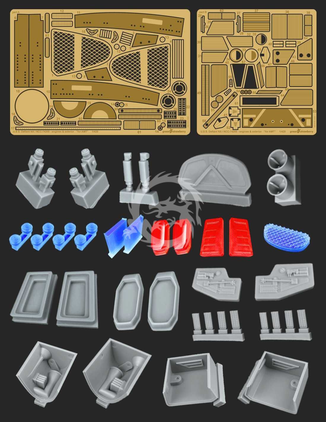 FP 08 fruit pack USS Defiant NX / NCC-74205 greenstrawbe.