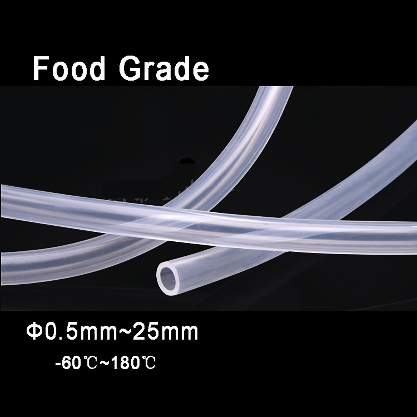 Clear Food Safe Silicone Tubing Hose Pipe Aquarium Pump Soft Tube – Milk Water