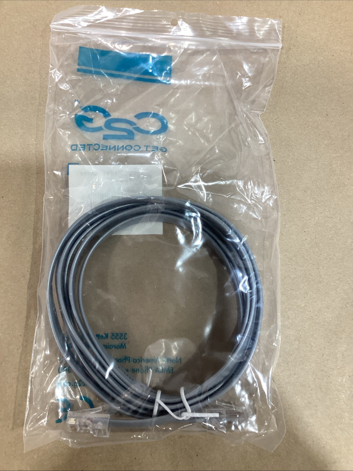 LOT OF 10- 7FT RJ45 8P8C MODULAR CABLE CROSSED