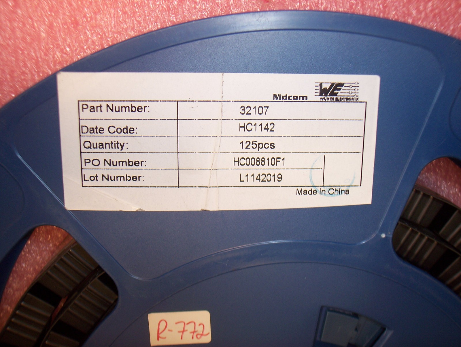 QTY (5) 32107 MIDCOM/WURTH 12 PIN GULL-WING SURFACE MOUNT TRANSFORMERS ROHS