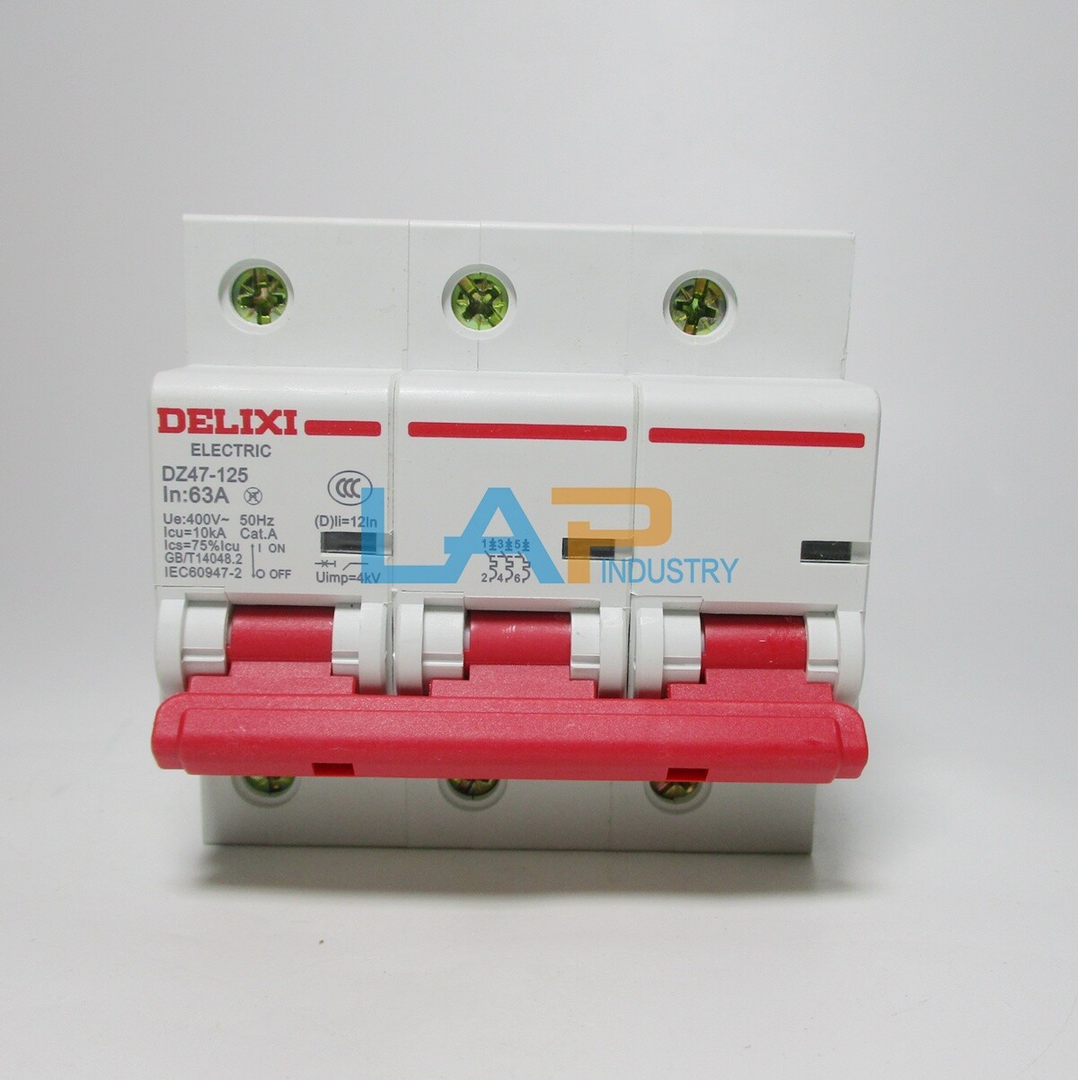 1 Pc. New Circuit Breaker DZ47-125 3P 3-phase switch 63/80A/100A/125A