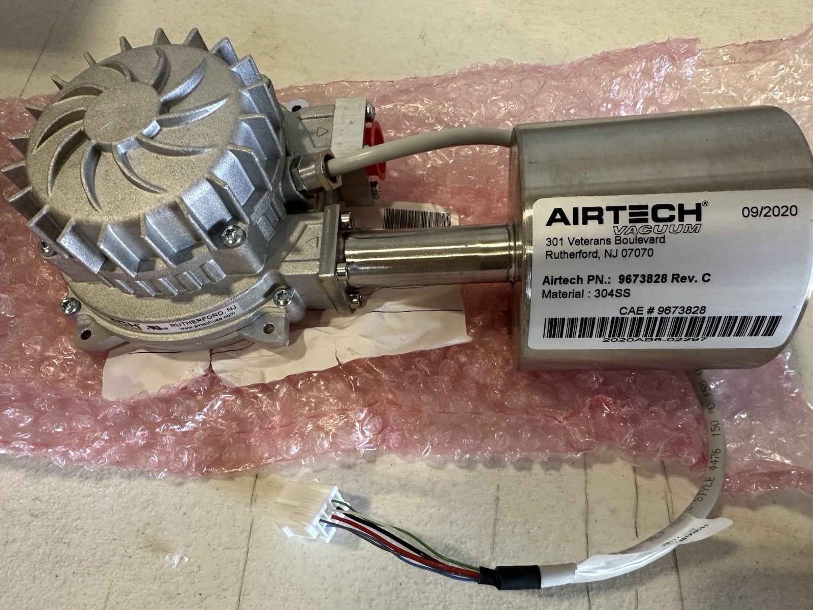 AIRTECH 3BA1002-AB22 110W 24V INTEGRATED DC VARIABLE SPEED BLOWER