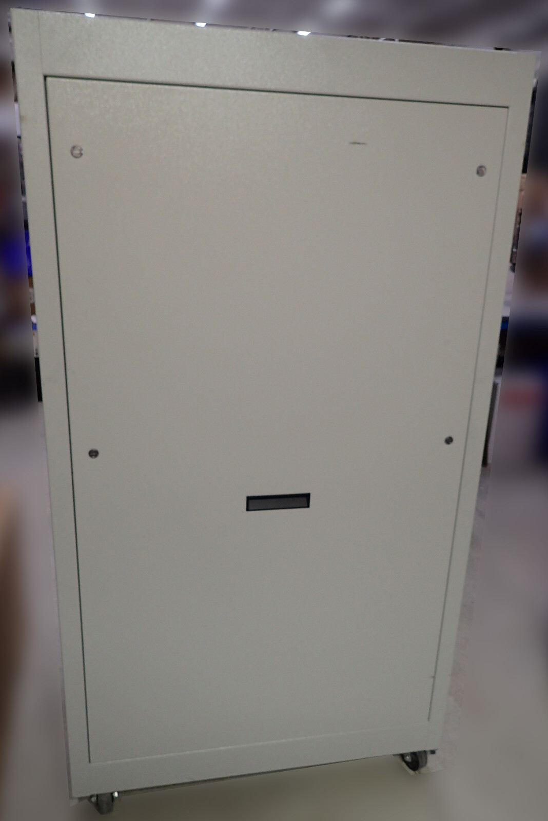 CIRCUIT CHECK INC BRN-20272 RACK CABINET 19″ POWDER COATED w/ CASTERS, HARDWARE+