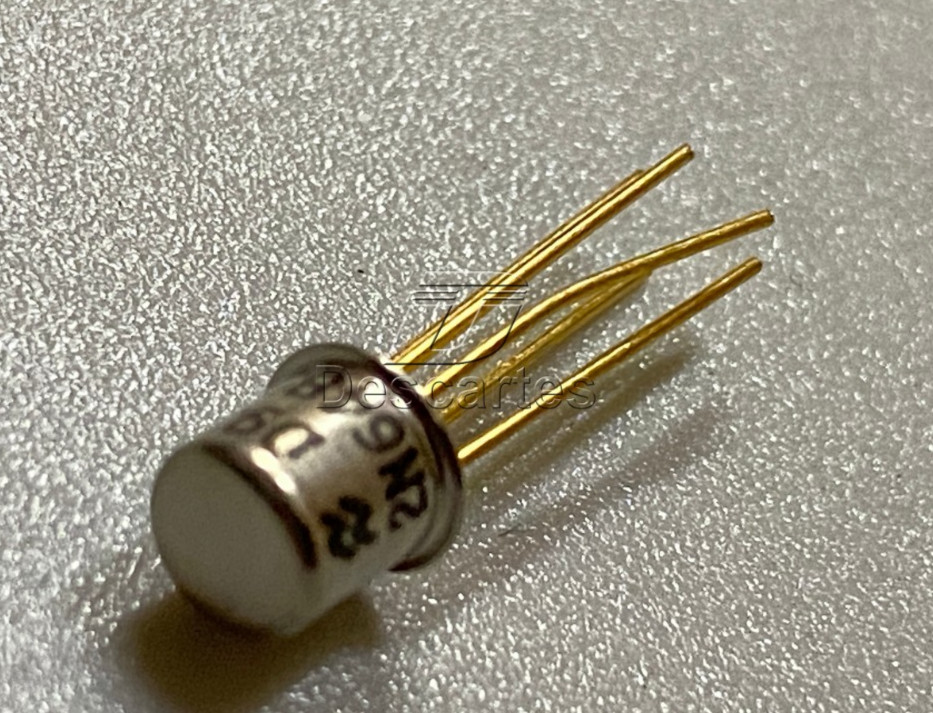 1pcs – National NS 2N6485 Dual N-Channel JFET – TO-71, Gold Pins, NOS, Genuine