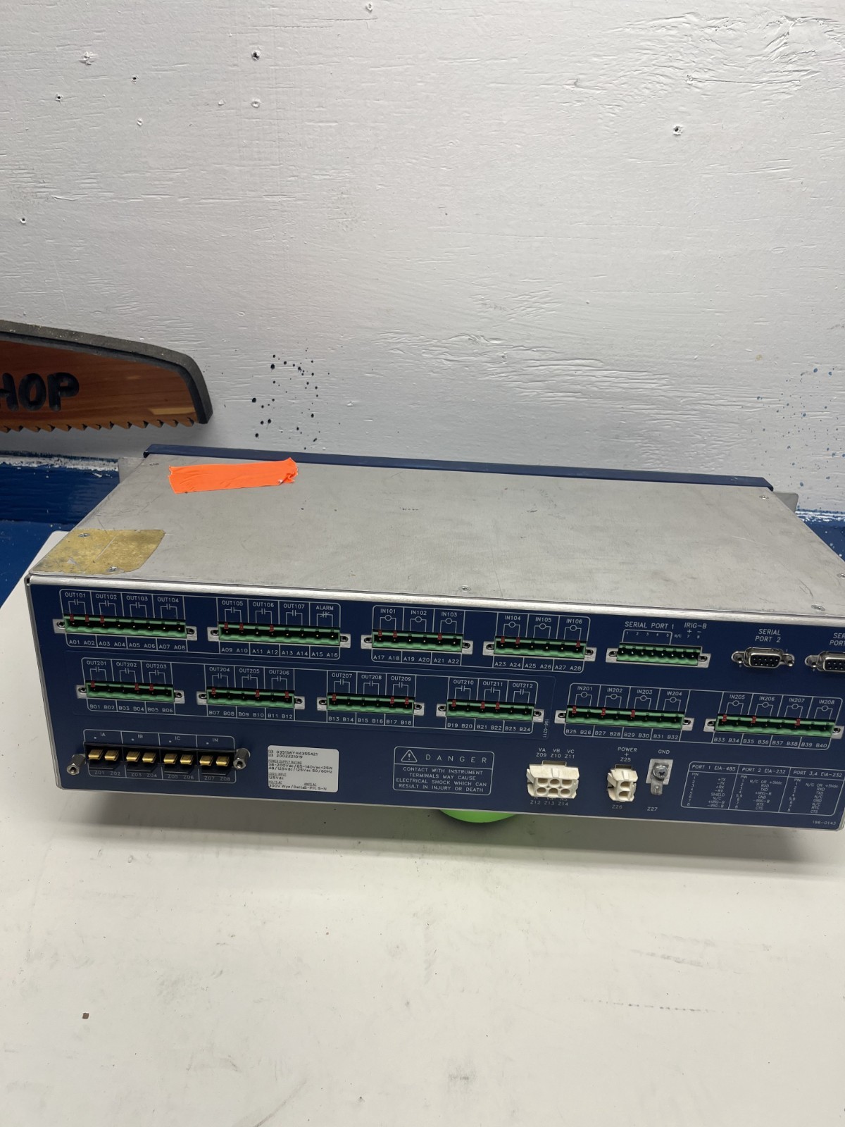 Schweitzer SEL-351S Relay Meter Control Fault Locator – Damaged Screen Cover