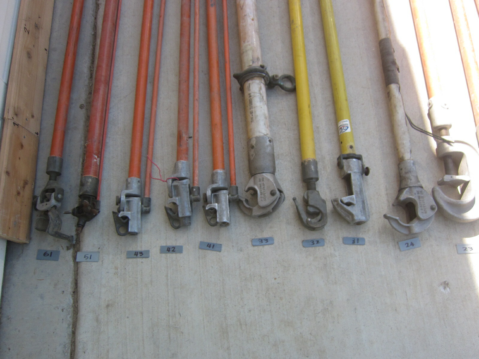 Safety Line Chance Hastings Kearney 193330 193364 Ground Clamp Fuse Puller, Used