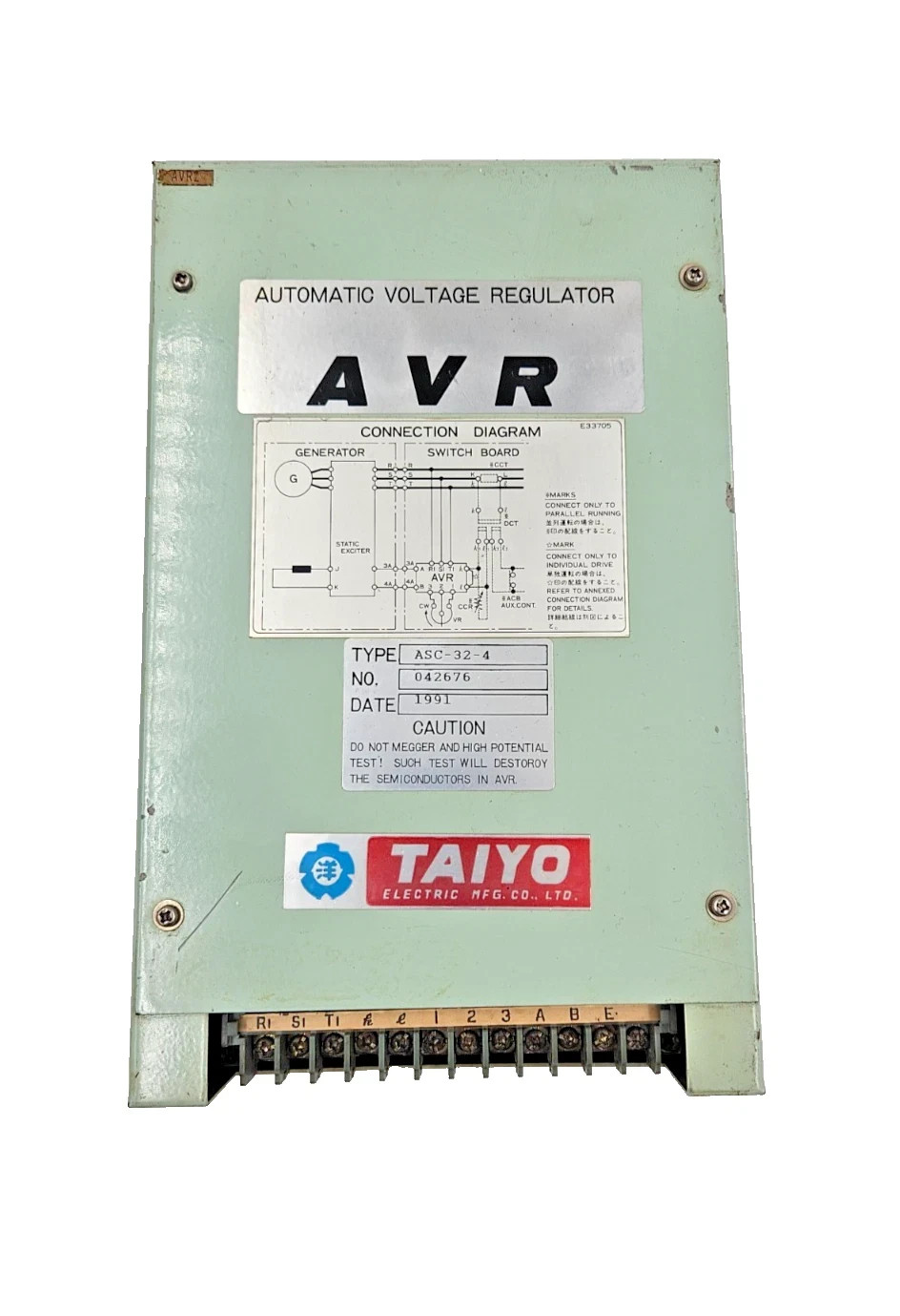 TAIYO ASC-32-4 AUTOMATIC VOLTAGE REGULATOR [FAST SHIPPING]