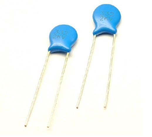 50pcs High Voltage Ceramic Capacitor C-Cap 2KV 3300pF 3.3nF 0.0033uF 332 pF New
