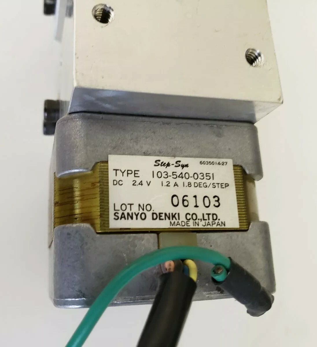 SANYO DENKI STEPPING MOTOR WITH ACTUATOR 103-540-0351
