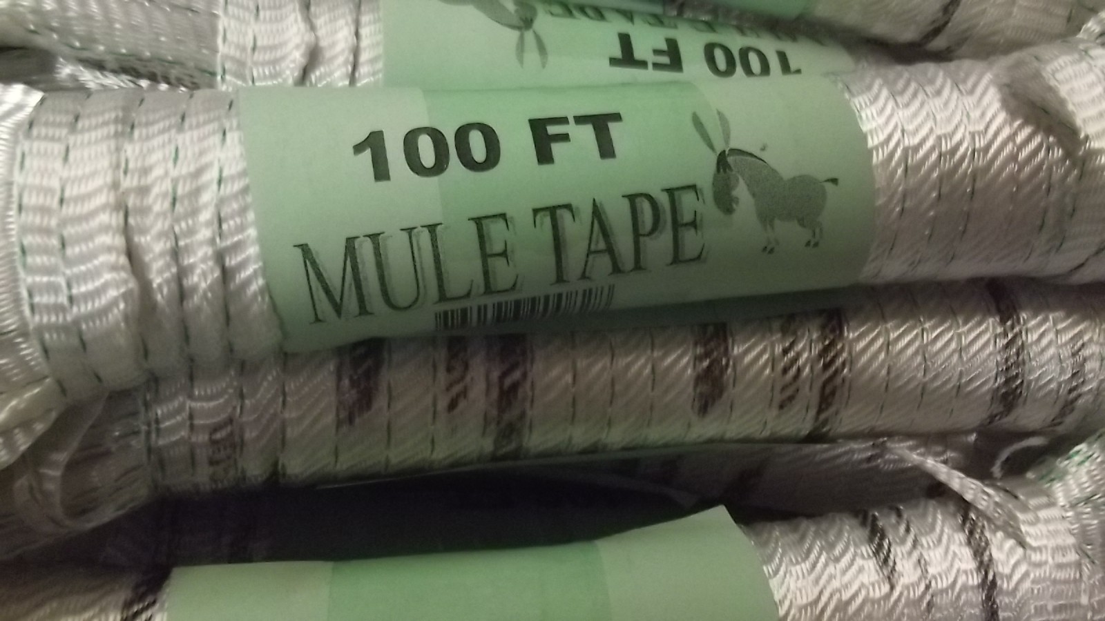 (25) 1/2″ x 100′ 1250# tensile polyester pull tape, mule tape, webbing