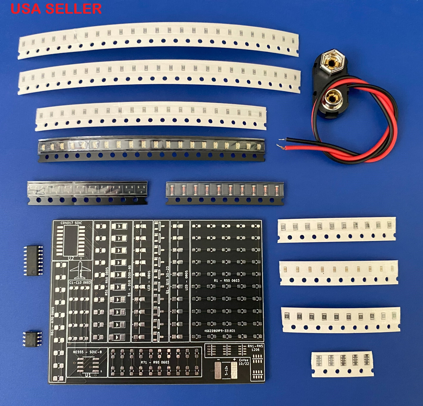 Practice Circuit Board SMD Soldering Kit – Runway Lights